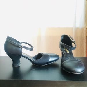 Capezio black dance heels
